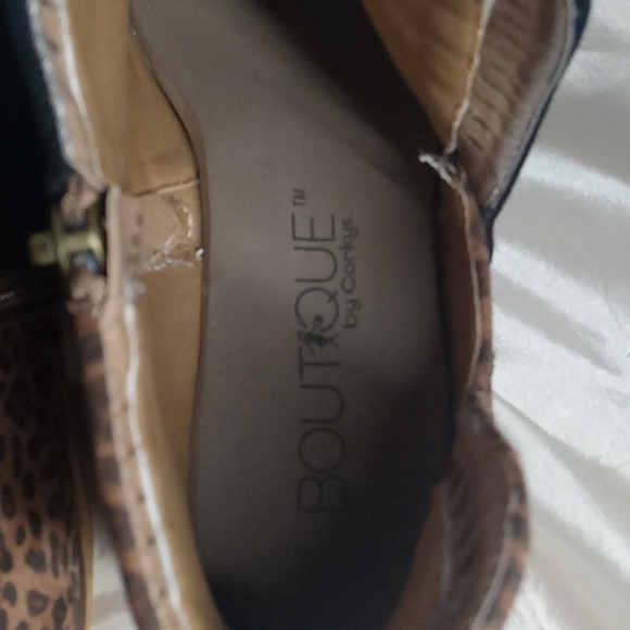 Boutique by Corkys zip up ankle boots cheetah - Picture 5 of 7